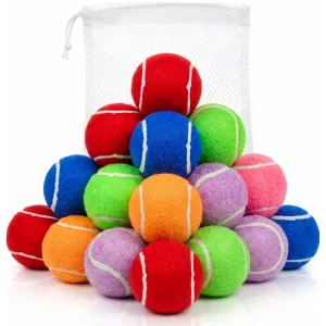 i Squeaky Tennis Balls for Small Dogs 1.5 Inch 12 Pack