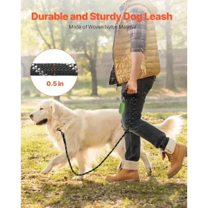 Rope Dog Leash, 6ft Heavy Duty Dog Leash with Comfortable Padded Handle
